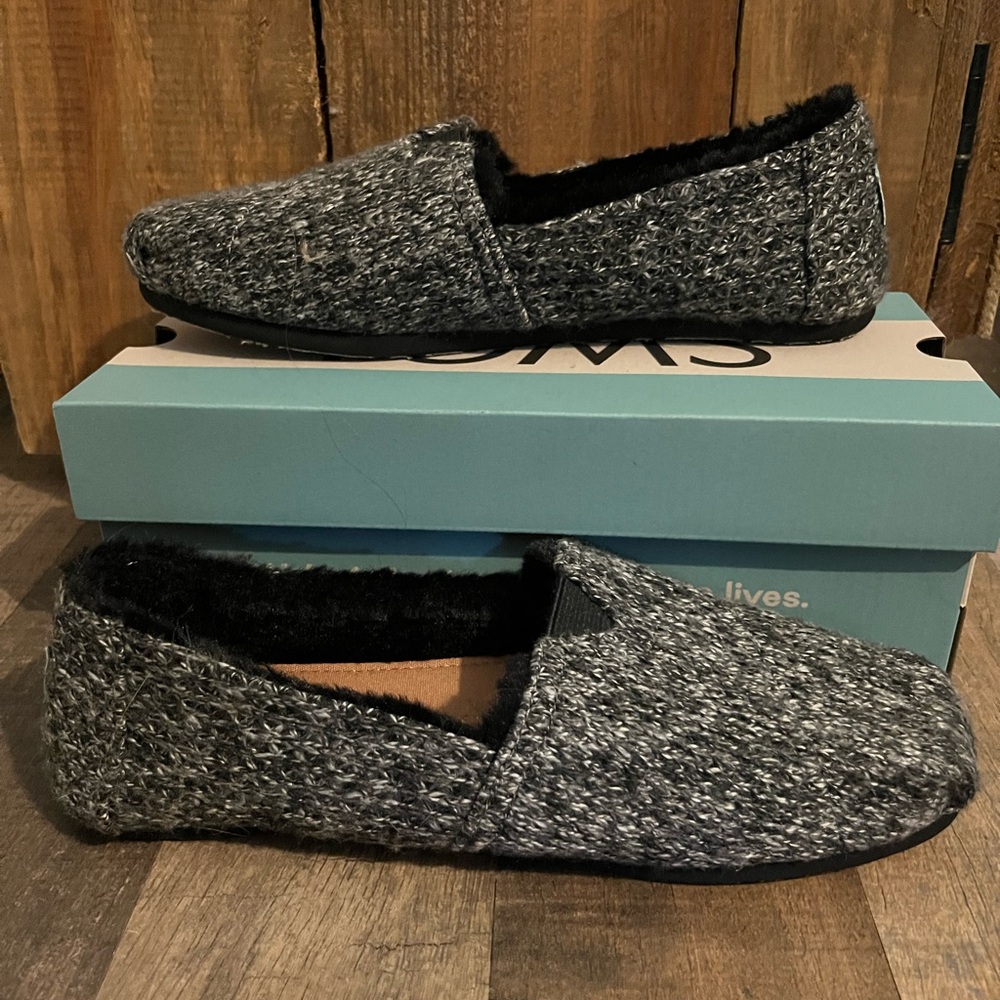 Gray Slip-On Shoes